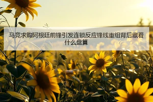 马竞求购阿根廷前锋引发连锁反应锋线重组背后藏着什么盘算 | Kaiyuan Qipai